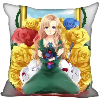 Anime Trandafirul de la Versailles, Pernă Acoperă Dormitor, Birou de Acasă Decorative fata de Perna Patrata cu Fermoar Perna Eco-Friendly 0406