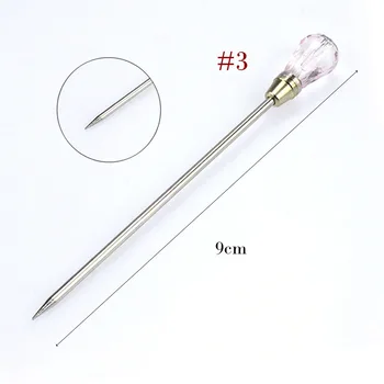 3pcs Nail Art Amestecand Rod Instrument pentru Amestecarea lac de Unghii UV Gel de Unghii Dotting Tools Stras Ac Selector de Instrumente Nail Art